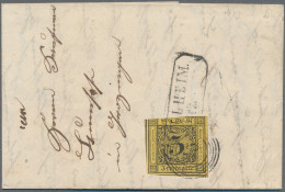 Baden - Marken Und Briefe: 1851, 3 Kr Auf Schönem Brief, Klar Entwertet Mit NS " - Altri & Non Classificati