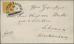 Bayern - Marken Und Briefe: 1862, 1 Kr. Gelb, Type I, Leuchtend Farbfrisch Und A - Altri & Non Classificati