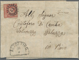 Bayern - Marken Und Briefe: 1862, 18 Kr. Zinnoberrot, Farbfrischer Wert, Lupen- - Otros & Sin Clasificación