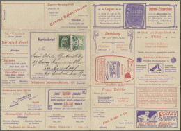 Bayern - Privatganzsachen: 1907, München, Anzeigenkartenbrief 5 Pfg. Wappen Mit - Andere & Zonder Classificatie