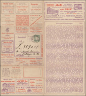 Bayern - Privatganzsachen: 1902, Kartenbrief Mit Werbung 5 Pf. "Münchner Wanderu - Other & Unclassified