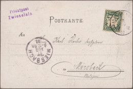 Bayern - Besonderheiten: 1902/11, Privatpost Zwieselap, 2 Gruss-Karten Beide Ech - Other & Unclassified