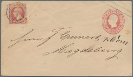 Hannover - Marken Und Briefe: 1859, 1 Gr Rotkarmin Aus Der Linken Unteren Bogene - Hanover