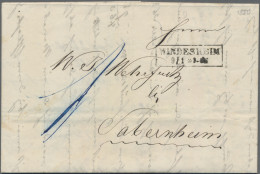 Preußen - Vorphilatelie: 1850: Faltbrief Vom 9. Januar Von Windesheim Nach Sober - Prephilately