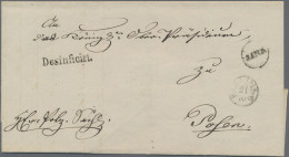 Preußen - Stempel: 1831, BERLIN - CHOLERAPOST: "Desinficirt.", Schwarzer L1 (Feu - Other & Unclassified