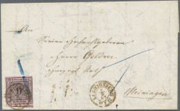 Württemberg - Marken Und Briefe: 1857, 9 Kr. Schw. A. Dkl.rosa, Type II Voll- Bi - Otros & Sin Clasificación