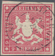 Württemberg - Marken Und Briefe: 1859, 9 Kr. Karmin, K 2 HEILBRONN, Kabinett, Fo - Other & Unclassified