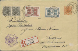 Württemberg - Marken Und Briefe: 1916, Dienstmarke 2 1/2 Pfg., Zwei Exemplare So - Autres & Non Classés