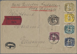 Württemberg - Marken Und Briefe: 1920, Dienstmarken, Kpl. Auf Eilbotenbrief Von - Other & Unclassified