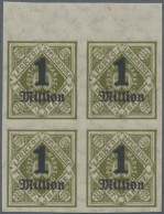 Württemberg - Marken Und Briefe: 1923, Dienst 'Ziffern In Raute' Mit Aufdruck 10 - Andere & Zonder Classificatie
