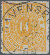 Württemberg - Einkreisstempel: RAVENSBURG 10. MAI 76, K 1 (Type III) Zentrisch A - Altri & Non Classificati