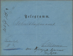 Württemberg - Besonderheiten: 1892, Telegramm-Umschlag Mit Inhalt Von Rottweil N - Other & Unclassified