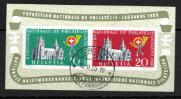 1955 Lausanne Exebition Block   Used / Gest. (s010) - Usados