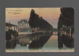 CPA - 55 - N°9 - Bar-le-Duc - Vue Sur L'Ornain Et La Caisse D'Epargne - Colorisée - Circulée En 1918 - Bar Le Duc
