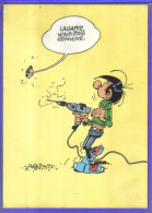 Carte Postale Bande Dessinée Franquin  Gaston Lagaffe  N°14  Très Beau Plan - Fumetti