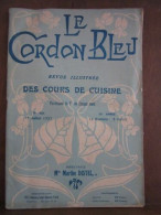 Le Cordon Bleu N824 1er Juillet 1927 Revue Illustrée Des Cours De Cuisine - Zonder Classificatie