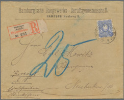 Deutsches Reich - Pfennig: 1888, 20 Pf Ultramarin Als Einzelfrankatur Verwendet - Cartas & Documentos