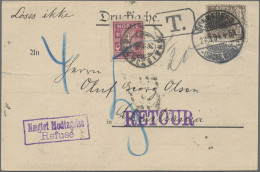 Deutsches Reich - Krone / Adler: 1894, 3 Pfg. Krone/Adler Auf Drucksachenkarte A - Cartas & Documentos