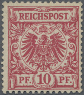 Deutsches Reich - Krone / Adler: 1899, 10 Pf Krone/Adler Braunrot, Postfrisches - Ungebraucht