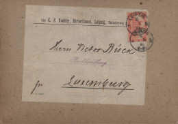 Deutsches Reich - Germania: 1900, Reichspost Eine Mark Als Seltene Einzelfrankat - Cartas & Documentos