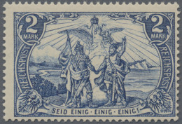 Deutsches Reich - Germania: 1900, 2 Mark Reichspost In Type I, Ungebraucht Und 3 - Unused Stamps
