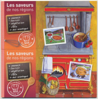 2010 - 2 Carnets - C 431 & 443 Neufs ** - Les Saveurs De Nos Régions I & II - Postzegelboekjes