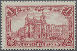 Deutsches Reich - Germania: 1902 1 M. Karminrot Mit 26:17 Zähnungslöchern, Postf - Nuevos