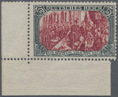 Deutsches Reich - Germania: 1902 'Reichsgründungsgedenkfeier' 5 M. Grünschwarz/d - Ungebraucht