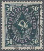 Deutsches Reich - Inflation: 1922, 50 Mark Schwarzbläulichgrün/hellbraunpurpur M - Gebraucht