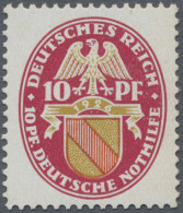 Deutsches Reich - Weimar: 1926, Nothilfe 10 Pfg.+10 Pfg. Mit Stehendem Wasserzei - Nuovi