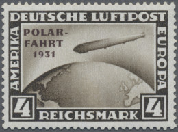 Deutsches Reich - Weimar: 1931, 4 M Polarfahrt, Postfrischer Höchstwert Mit Aktu - Unused Stamps