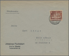 Deutsches Reich - Weimar: 1935, 3-25 Pf. Marken Aus OSTROPA-Block Je Als Einzelf - Covers & Documents