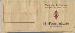 Deutsches Reich - 3. Reich: 1942, 2 HJ-Postsparkarten Für Je 3 RM, Frankiert Mit - Briefe U. Dokumente