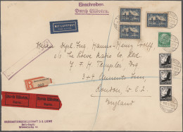 Deutsches Reich - 3. Reich: 1935, 2 Mark Kölner Dom, Drei Werte, Mit Beifrankatu - Brieven En Documenten