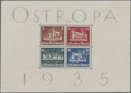 Deutsches Reich - 3. Reich: 1935, OSTROPA-Block In Originalgröße Ungebraucht Ohn - Unused Stamps