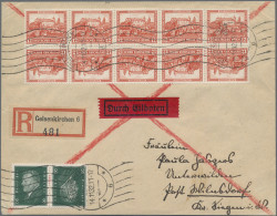 Deutsches Reich - Zusammendrucke: 1928/32, Zwei Interessante MiF Mit Zsdr., Dabe - Se-Tenant