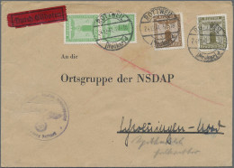 Deutsches Reich - Dienstmarken: 1941, Parteidienstmarken 30 Pfg. Bräunlicholiv, - Oficial