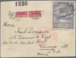 Deutsches Reich - Halbamtliche Flugmarken: 1912, Flugmarke Gotha - Erfurt, Einig - Luft- Und Zeppelinpost