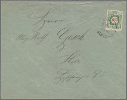 Deutsches Reich - Privatpost (Stadtpost): BRESLAU / 1897, 1 1/2 Pf. "Jüdisches N - Private & Local Mails