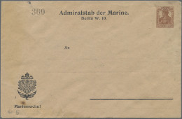 Deutsches Reich - Ganzsachen: 1919, Dienst-Rohrpost-Umschlag Des Marine-Admirals - Sonstige & Ohne Zuordnung