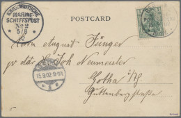 Deutsche Post In China - Besonderheiten: 1902 (5.8.), Pisa-Provisiorium: Stempel - Deutsche Post In China