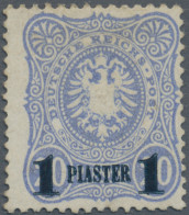 Deutsche Post In Der Türkei: 1884, Freimarke 1 PIA Auf 20 Pfg Lebhaftviolettultr - Turkse Rijk (kantoren)