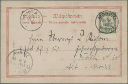 Deutsch-Ostafrika: 1902, 3 Pesa Grün Auf Ansichtskarte "Gruss Vom Fusse Des Kili - German East Africa