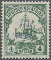 Deutsch-Ostafrika - Britische Besetzung (Mafia): 1915, 4 Heller Mit Aufdruck "G. - German East Africa