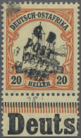 Deutsch-Ostafrika - Britische Besetzung (Mafia): 1915, 20 H. Schwarz Auf Hellgel - German East Africa
