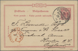 Deutsch-Ostafrika - Besonderheiten: 1894, DEUTSCHE SEEPOST- Stempel OST-AFRIKANI - Duits-Oost-Afrika