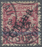 Deutsche Kolonien - Kiautschou: 1900, Tsingtau-Ausgabe, 5 Pfg. Auf 10 Pfg., Stei - Kiaochow
