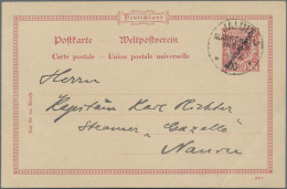 Deutsche Kolonien - Marshall-Inseln - Ganzsachen: 1897, 10 Pf. Reichspost Mit Au - Marshall