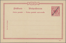 Deutsche Kolonien - Marshall-Inseln - Ganzsachen: 1897, 10 Pf. Reichspost Karmin - Marshall-Inseln