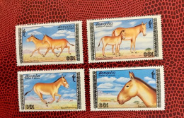 MONGOLIE 1988 4v Neuf MNH ** YT 1609 / 1612 Caballo Horse Pferd Cavalo Cheval MONGOLIA - Paarden